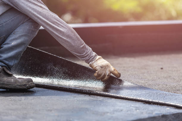Professional Basement Waterproofing technician working in Urbana, OH
